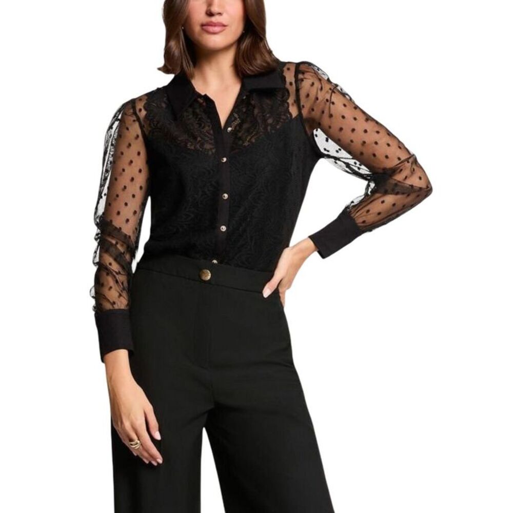 Morgan De Toi Black Polyester Women's Sweater
